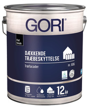 GORI 606 renhvid dækkende træbeskyttelse 5 liter
